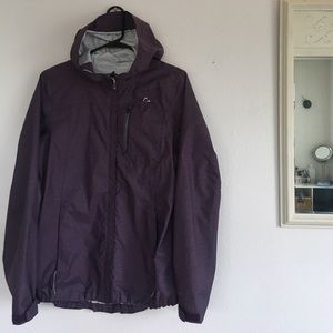 Sporty Purple Rain Coat