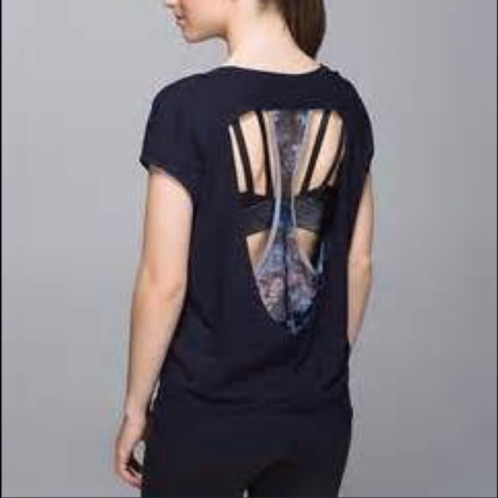 Lulu Lemon open back tee
