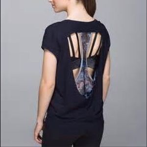 Lulu Lemon open back tee