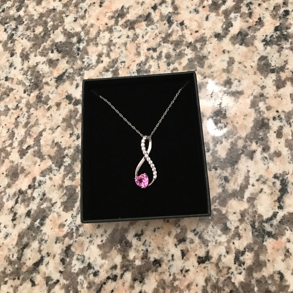 Pink Heart Necklace