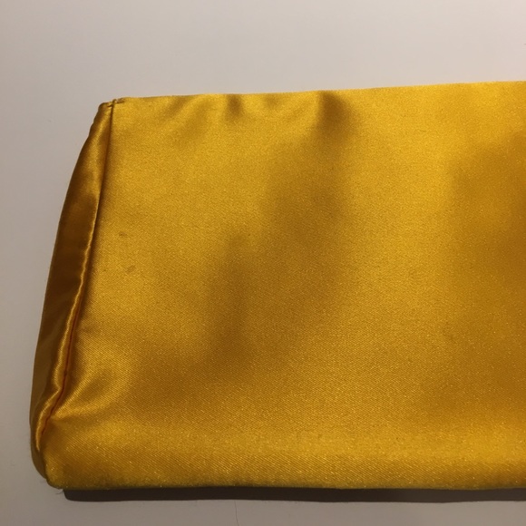 J.Crew yellow rose silk clutch - Picture 4 of 4