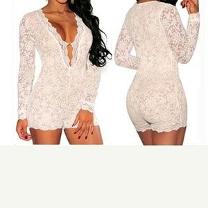Lace romper