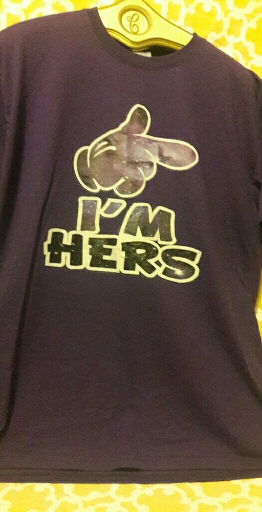 "I'M HERS" Size XL sgirt