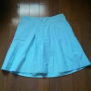 Lands End Canvas Pleated Skirt