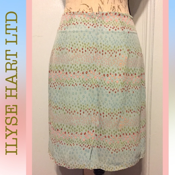 ✅🆓ILYSEHART LT PastelMix Abstract Polka Dot Skirt - Picture 2 of 4