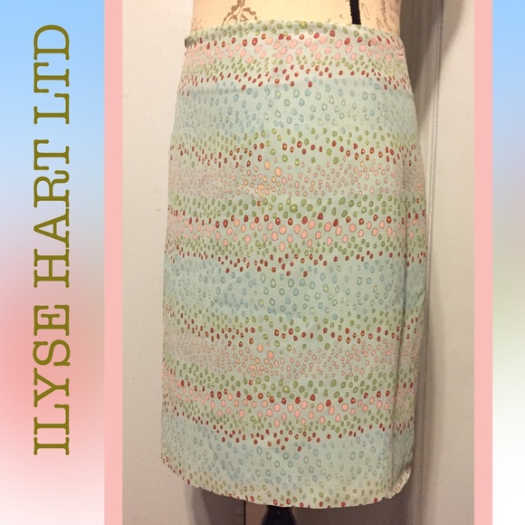 ✅🆓ILYSEHART LT PastelMix Abstract Polka Dot Skirt - Picture 3 of 4