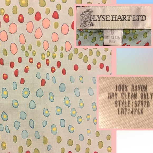 ✅🆓ILYSEHART LT PastelMix Abstract Polka Dot Skirt - Picture 4 of 4