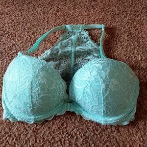 Light blue date bra