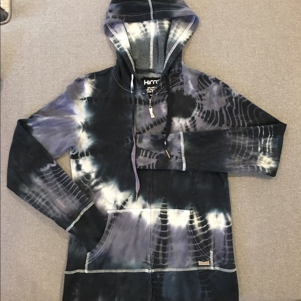 Kirra tie dye zip up hoodie