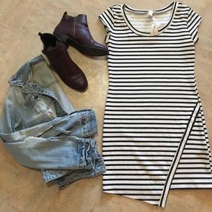 Asymmetric Hem Bodycon Dress