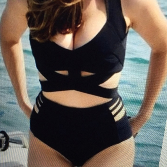 High waisted swim suit - Picture 1 of 4