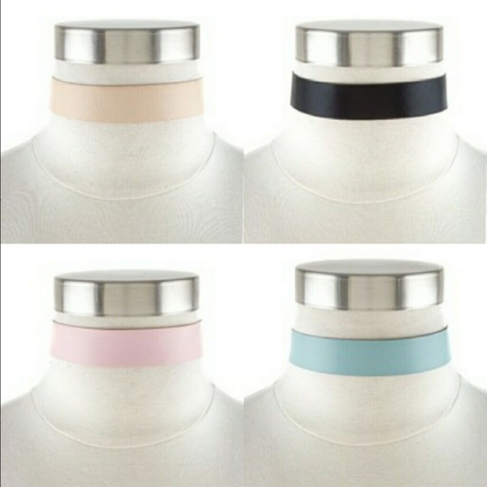 Matte Satin Choker Black or Nude • - Picture 4 of 6