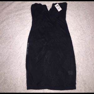 Black lace dress
