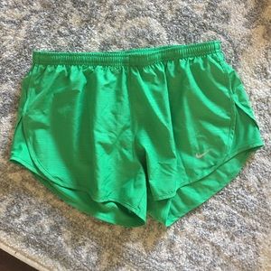 Bright Green Nike Shorts NWT!