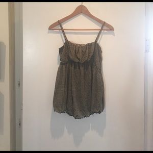 Free People Striped Spaghetti Strap Tank Top