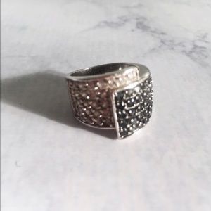 Black Stone Cocktail Ring