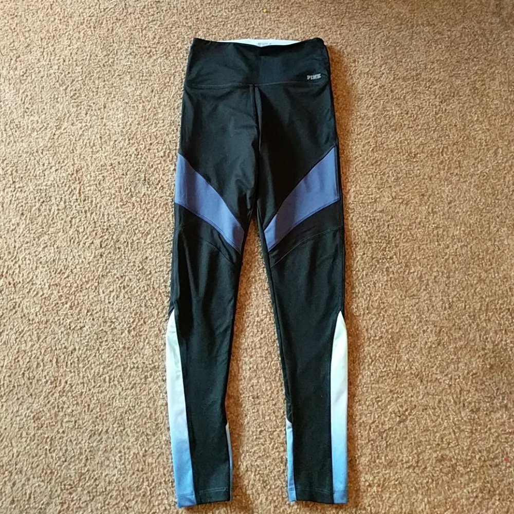 High-waisted, Pink ultimate leggings.
