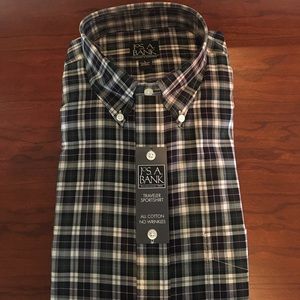 Jos. A. Banks traveler Sports Shirt. NWT
