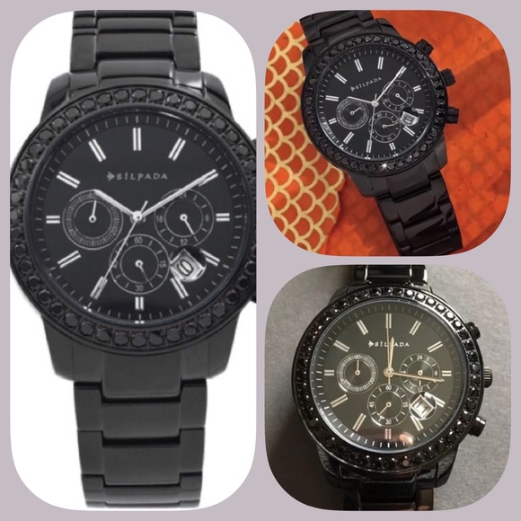 Silpada Black on Black Watch NWT main image 5