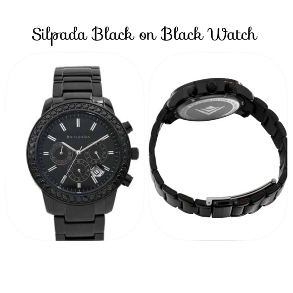 Silpada Black on Black Watch NWT main image 4