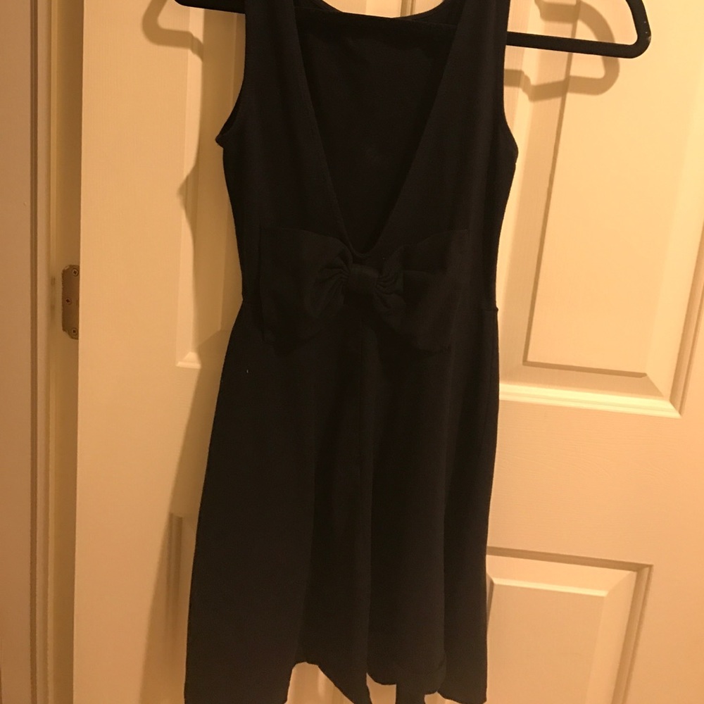 Black skater dress