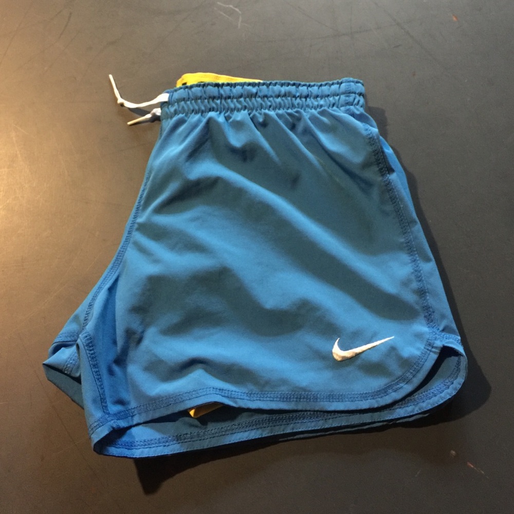 blue nike shorts