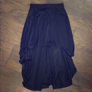 Long black skirt
