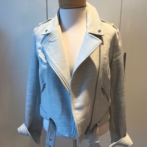 Zara gray moto jacket