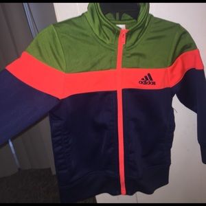 Toddler adidas zip up sweater