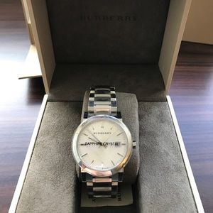 Men's Burberry Stainless Steel Watch 38mm