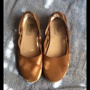 UGG tan flats