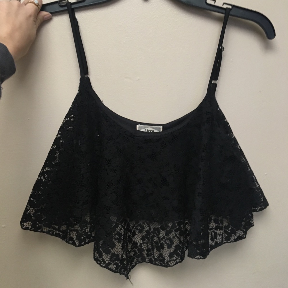 Kirra lace crop top