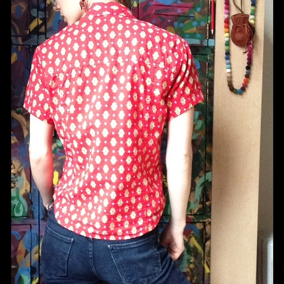 SOLD PLATOS LIZ WEAR Short Sleeve Cowgirl - Picture 5 of 8