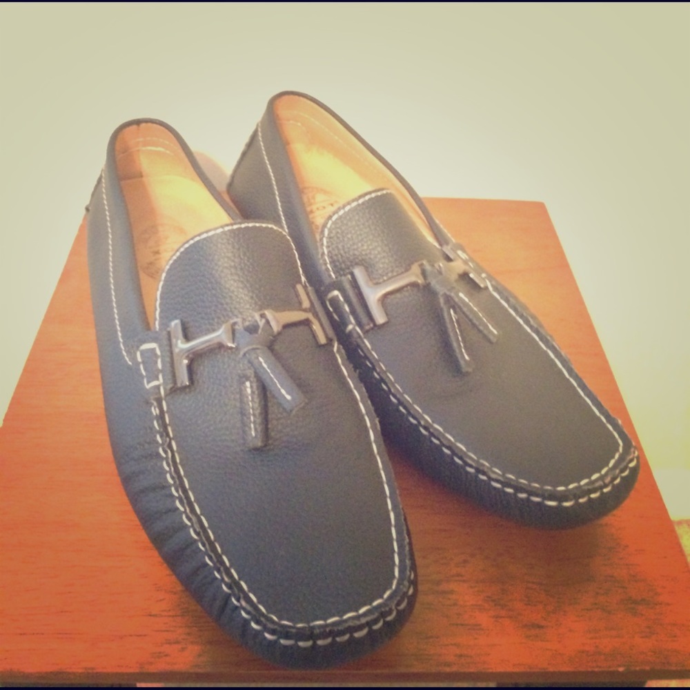 Men's Italian leather loafers
