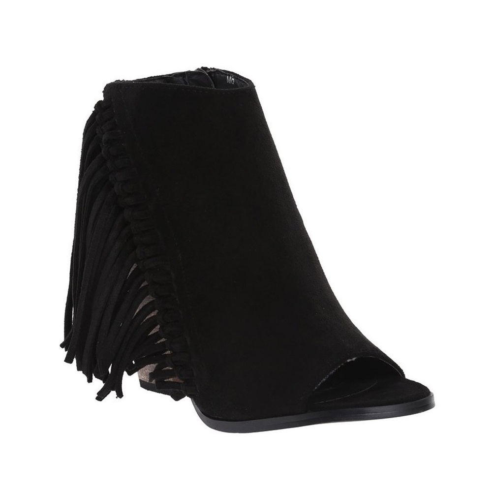 NWOT Coconut by Matisse Open Toe Fringe Bootie