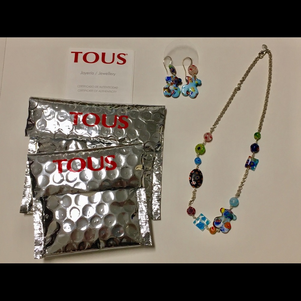 Tous Necklace + Earrings