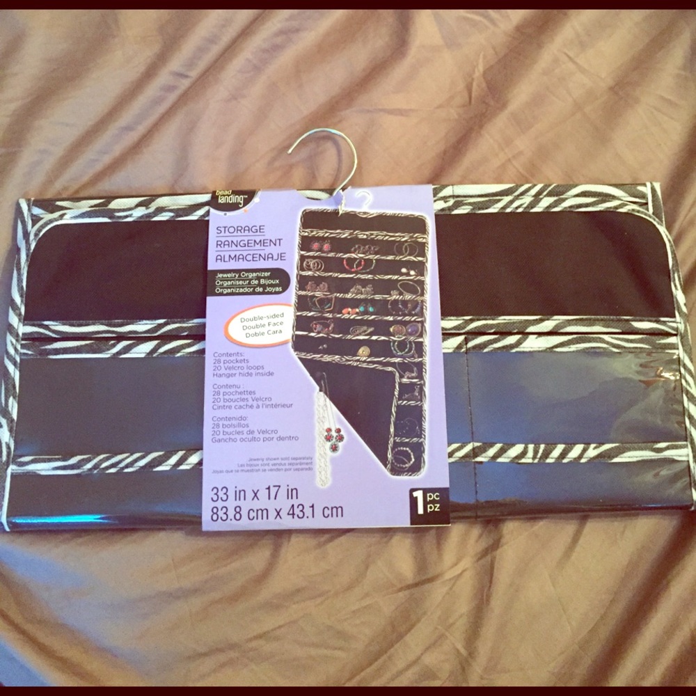 $10 or 3/$20 NEW Double-sided Jewelry Organizer
