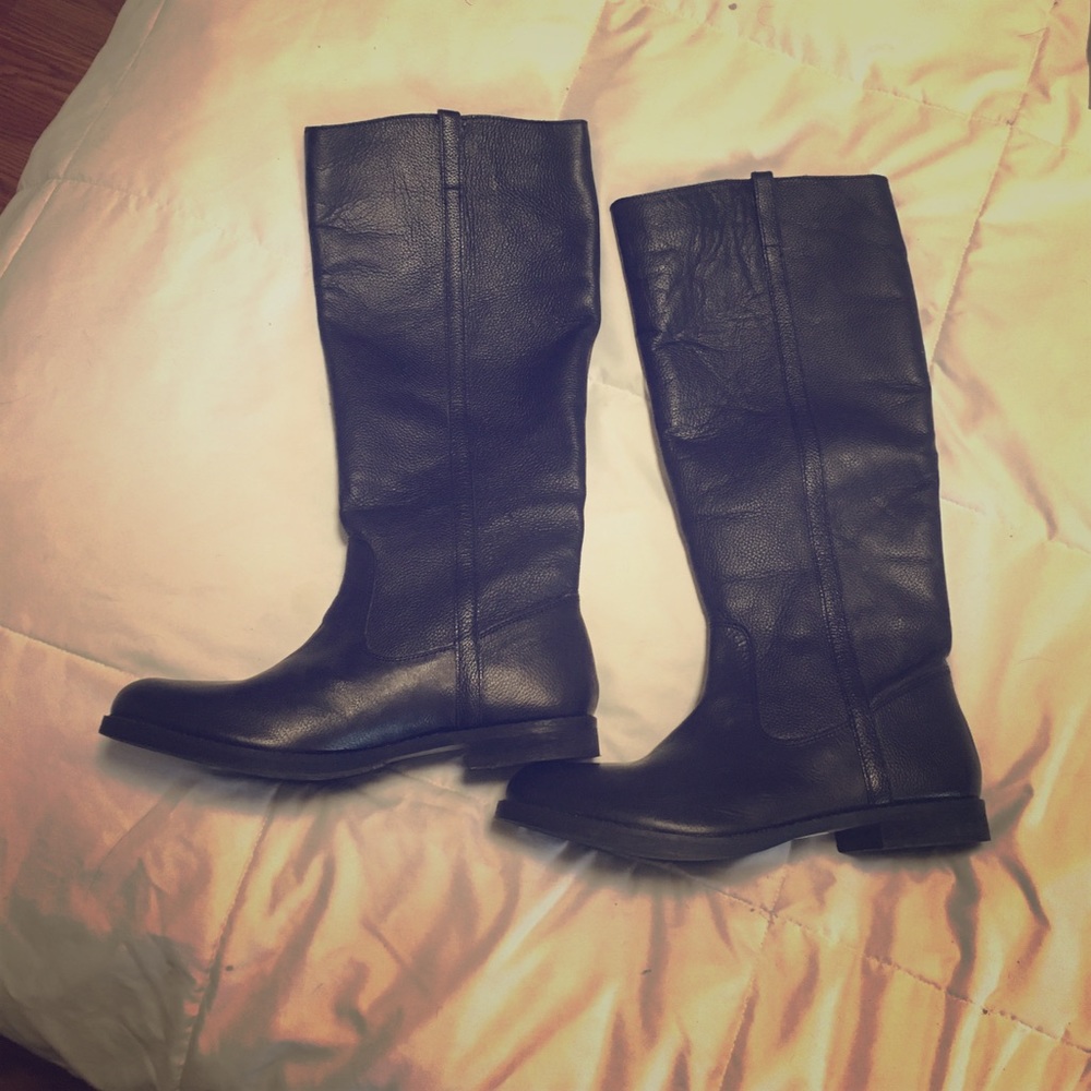 Sexy knee high riding boots