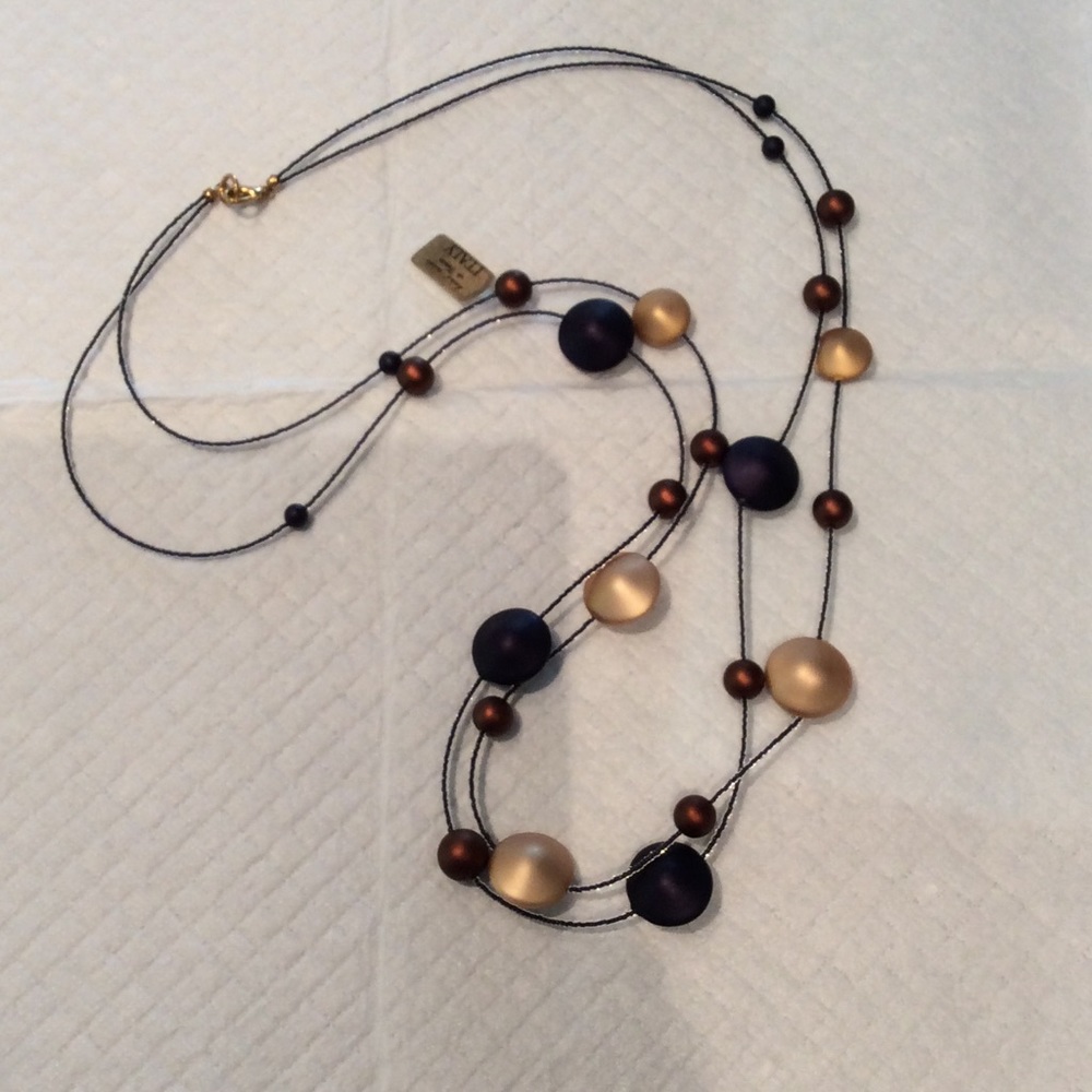 Murano Venetian Opaque Beaded Necklace