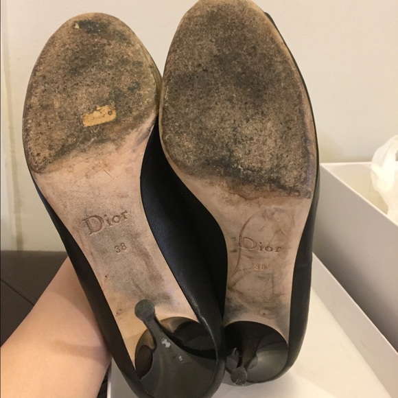 Authentic Dior Peep Toe Heels - Picture 4 of 7