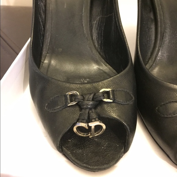 Authentic Dior Peep Toe Heels - Picture 5 of 7