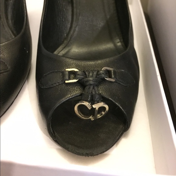 Authentic Dior Peep Toe Heels - Picture 6 of 7
