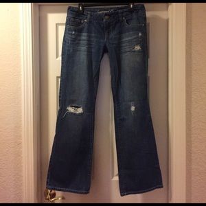 American Eagle Favorite Boyfriend, med wash 8 reg