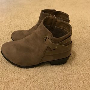 Suede ankle boots