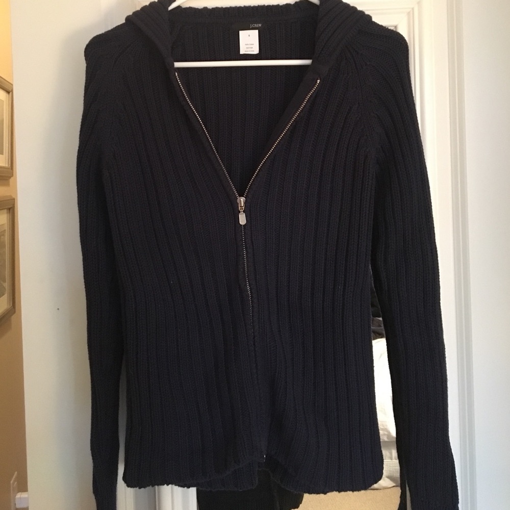 J Crew zip up sweater