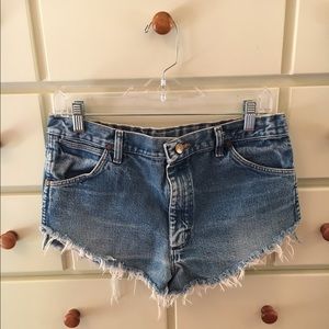 Vintage denim cutoffs