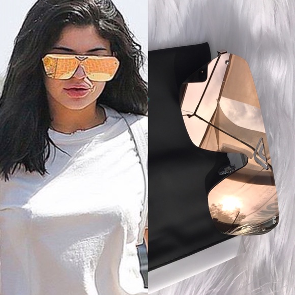 QUAY AUSTRALIA STARGAZE SUNGLASSES ROSE GOLD NEW - Picture 1 of 3