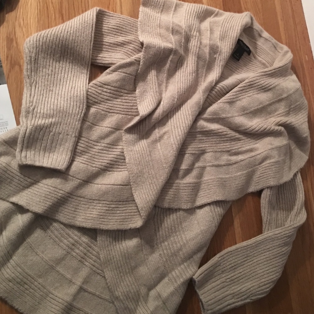 WHBM open front sweater