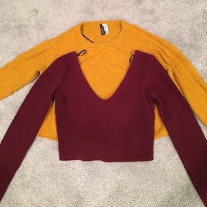 Fast Fashion Cropped Sweaters