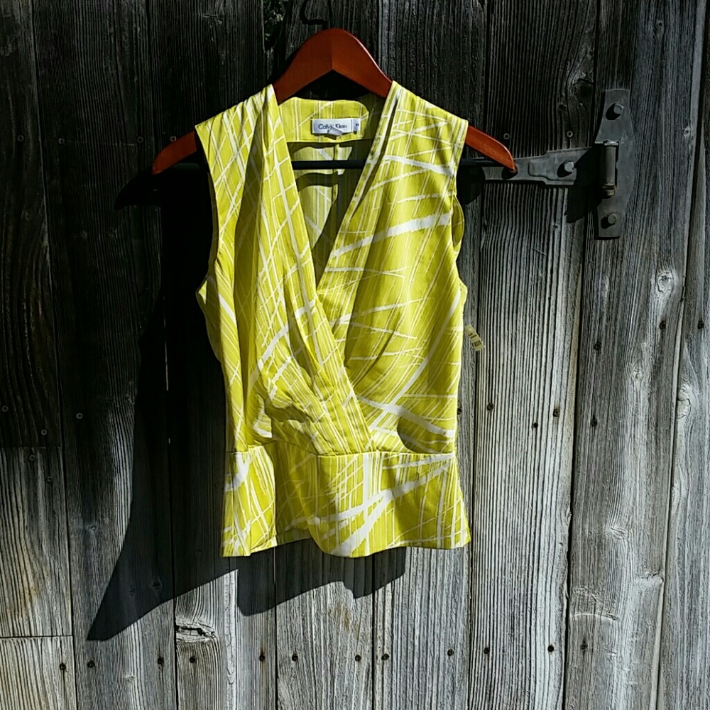 NWT Calvin Klein Sleeveless Blouse